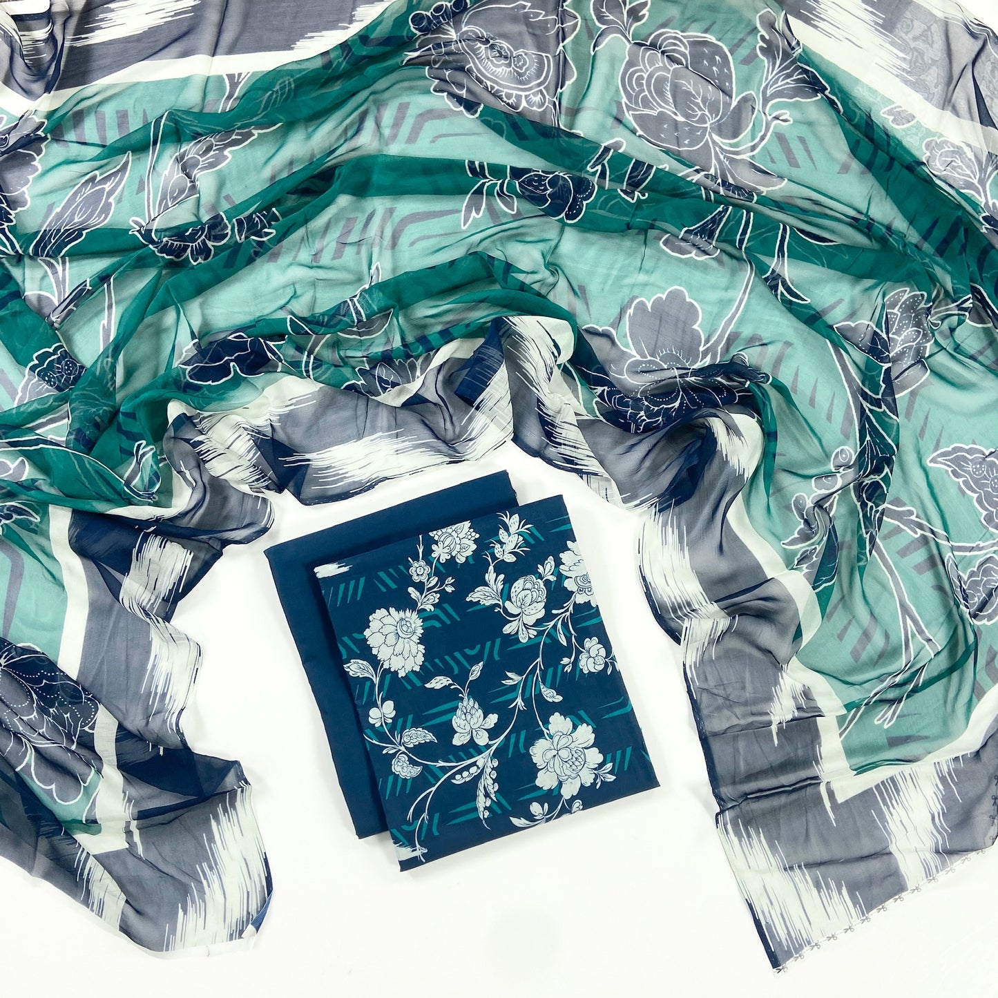 Jewel Series By Monal Digital Printed Lawn 3PC