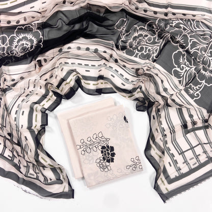Jewel Series By Monal Digital Printed Lawn 3PC