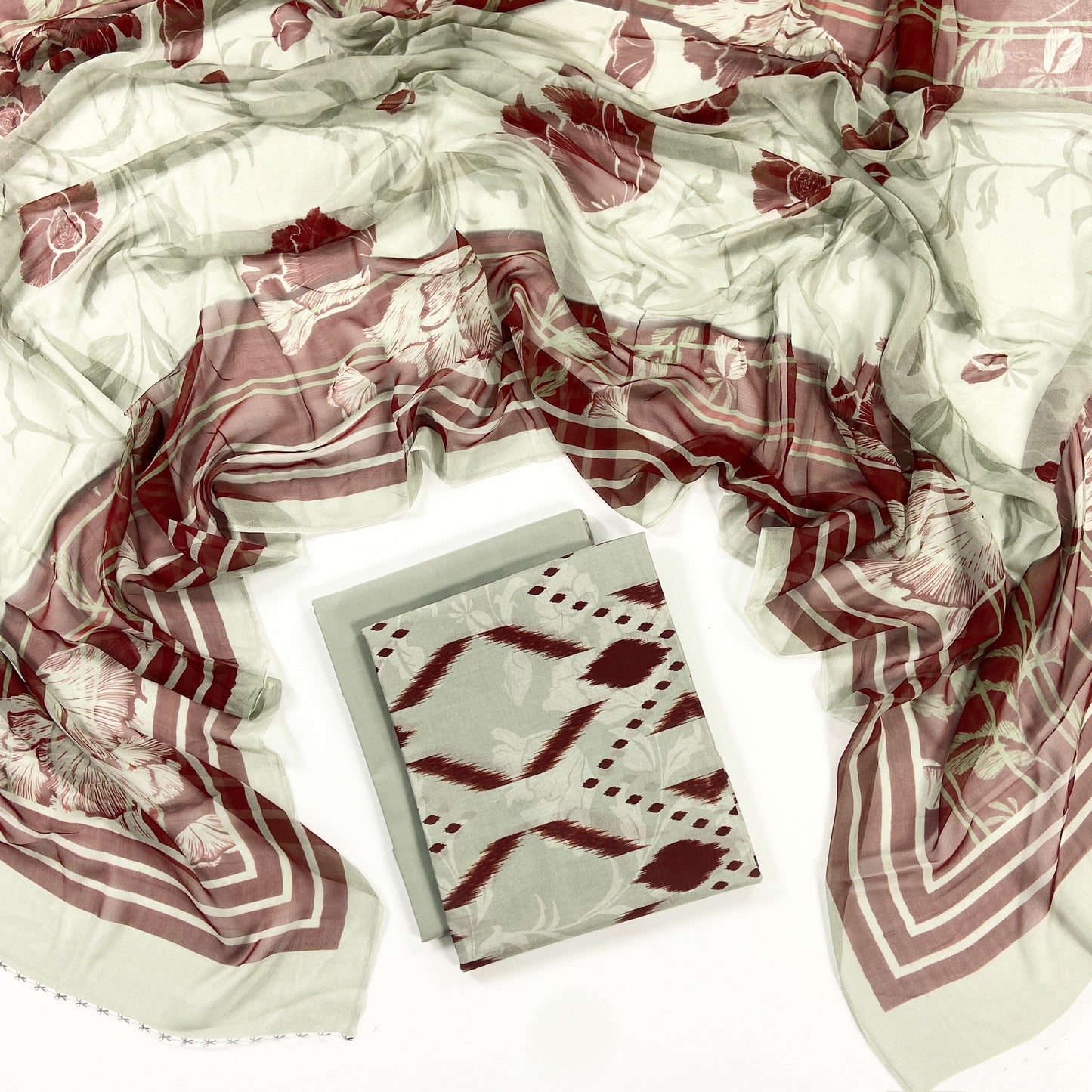 Jewel Series By Monal Digital Printed Lawn 3PC