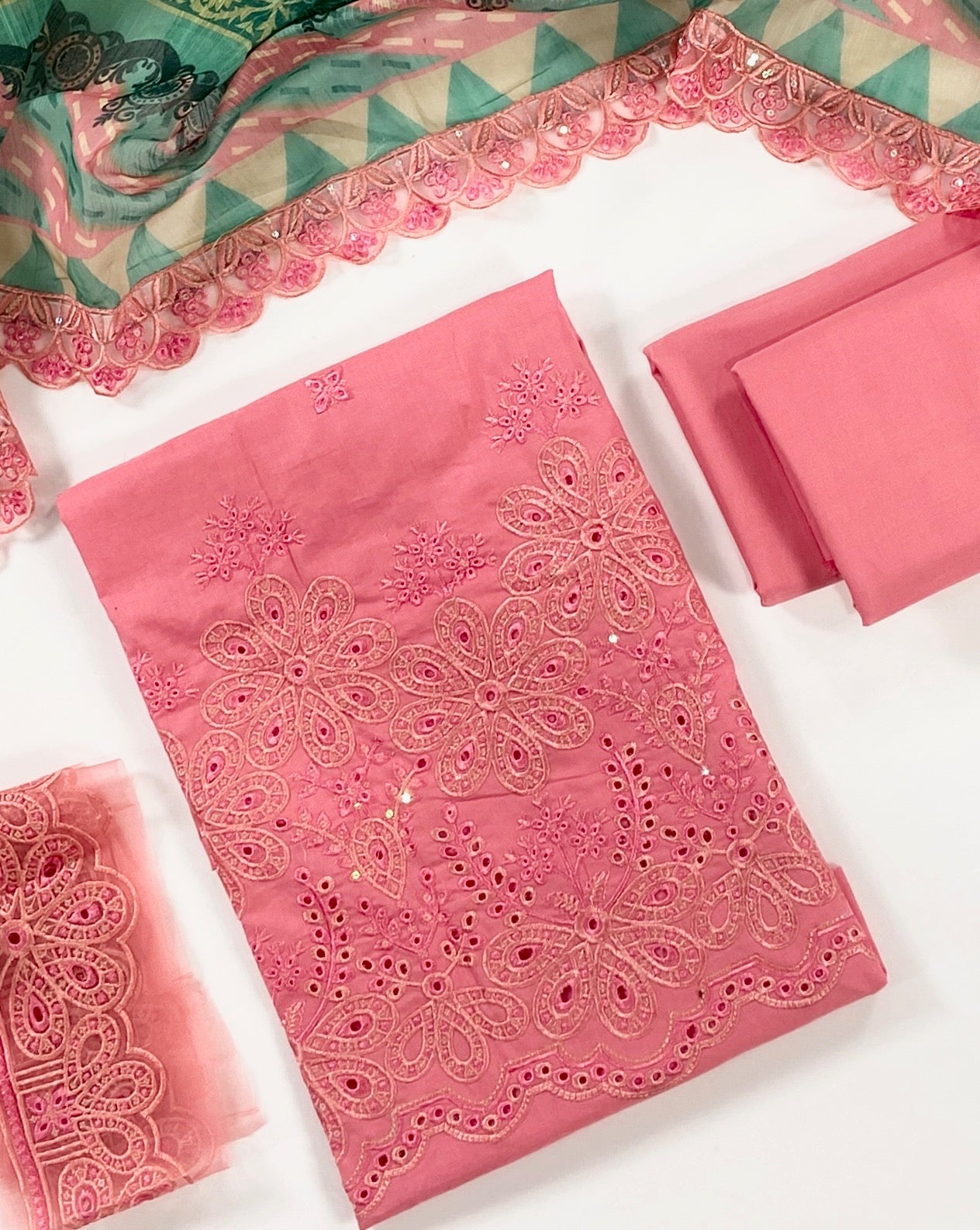 Morocco By Anaya Noor Emb Chickenkari Lawn 3PC