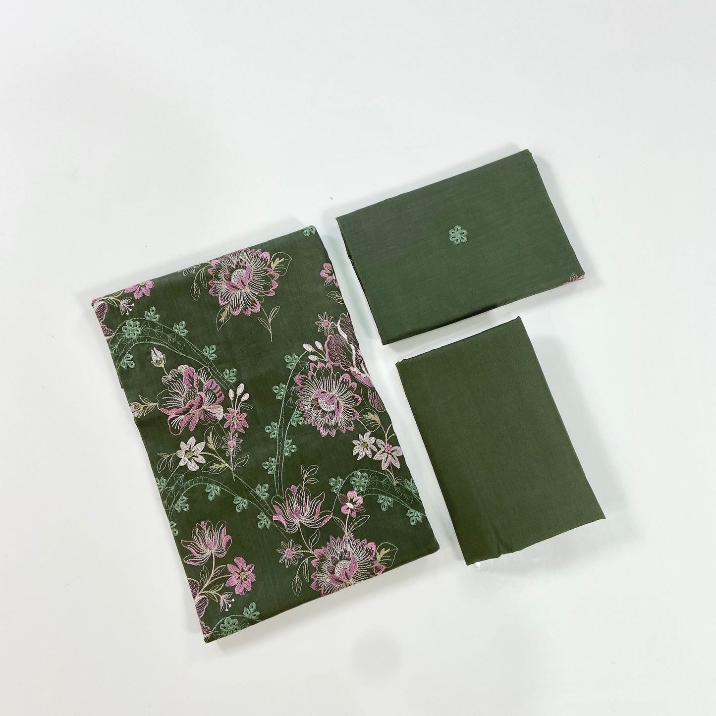 Bareeze Plain Emb Lawn 2PC