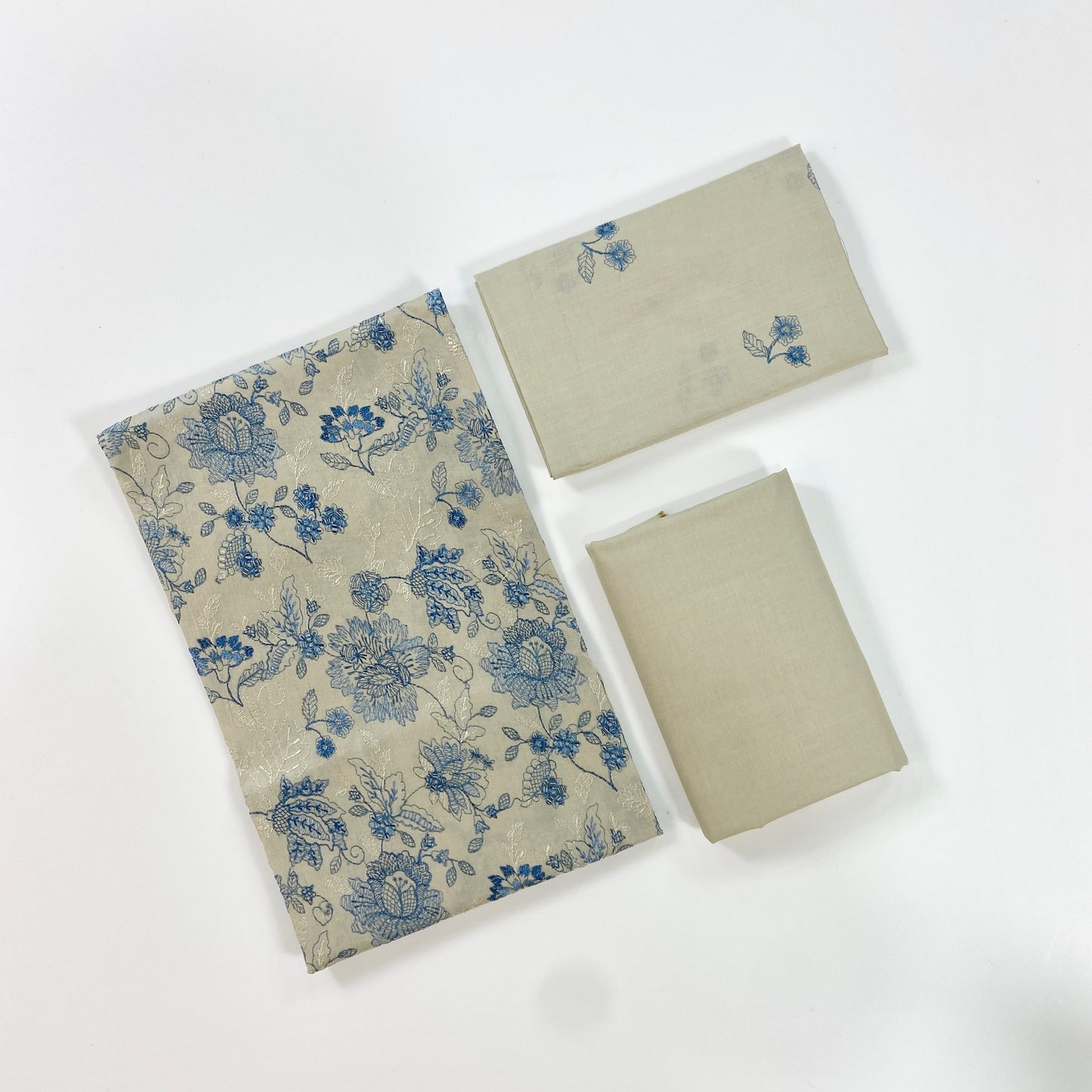 Bareeze Plain Emb Lawn 2PC