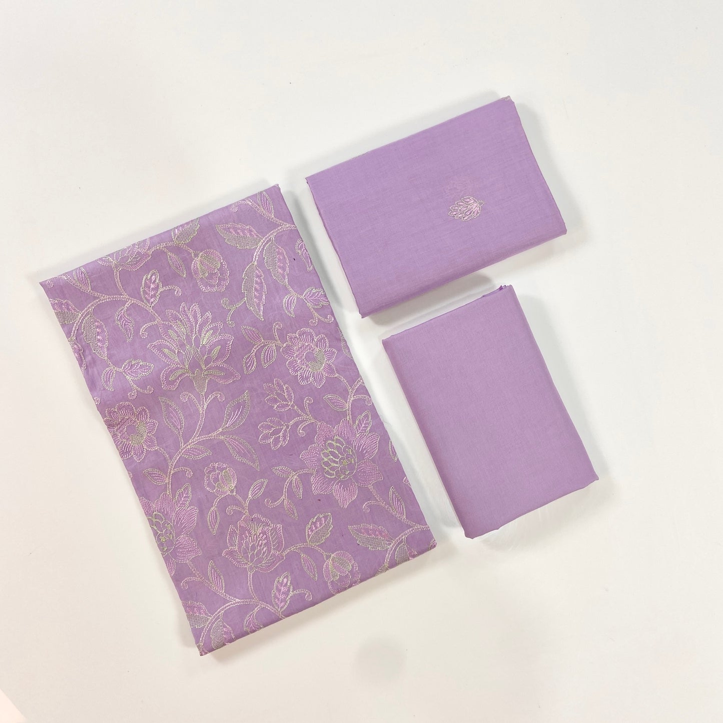 Bareeze Plain Emb Lawn 2PC