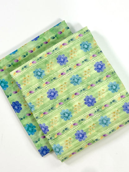 Imported Chikenkari Digital Lawn 2PC