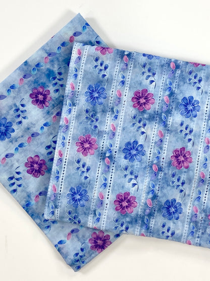 Imported Chikenkari Digital Lawn 2PC