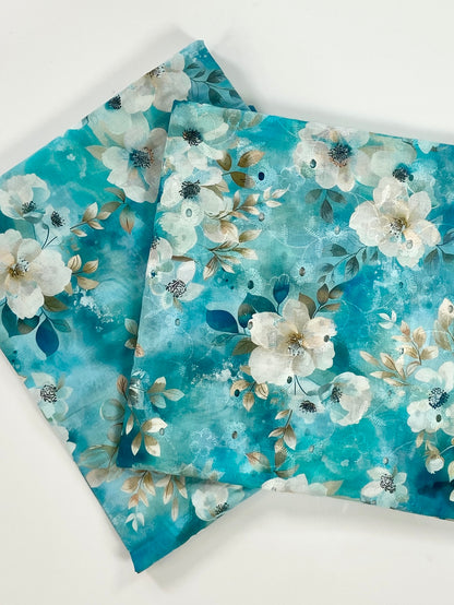 Imported Chikenkari Digital Lawn 2PC
