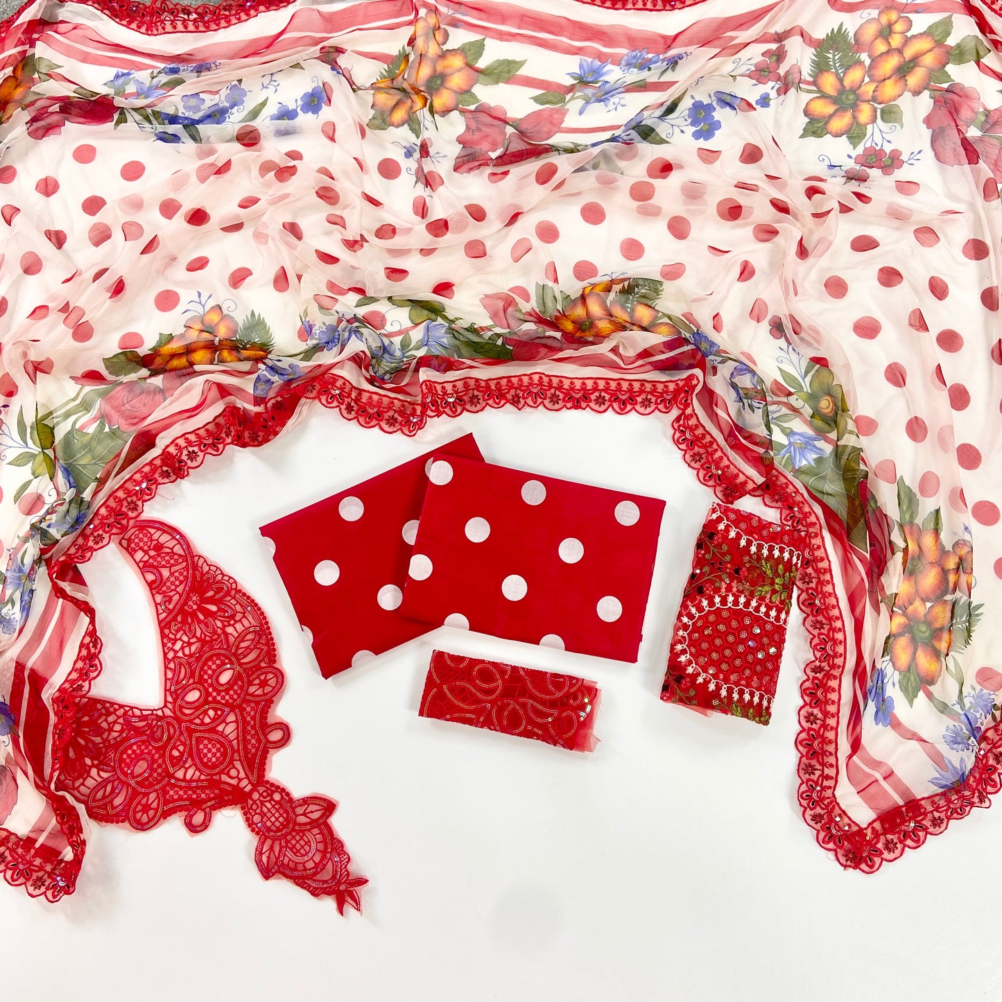 M.Prints By Maria B Embroiderd & Digital Printed Lawn 3PC