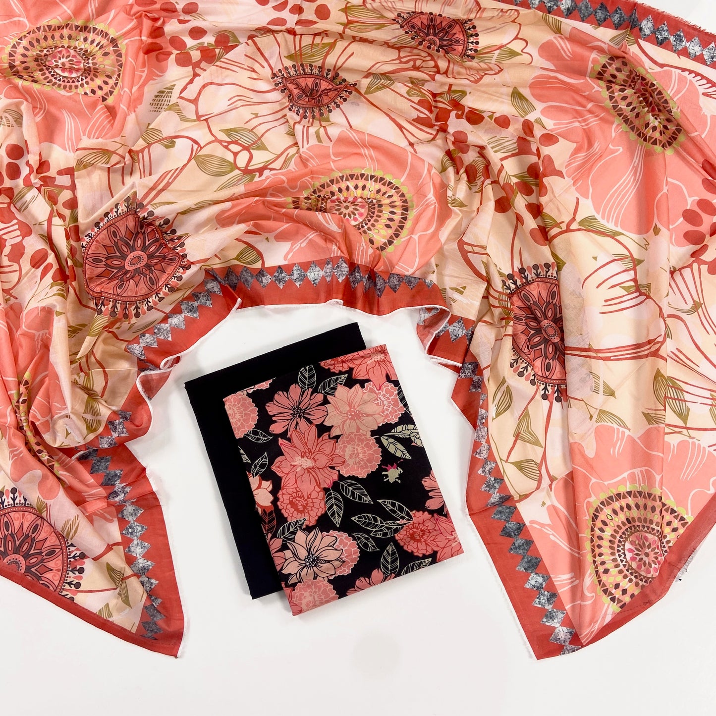 Alkaram Spring Summer Digital Printed Lawn 3PC