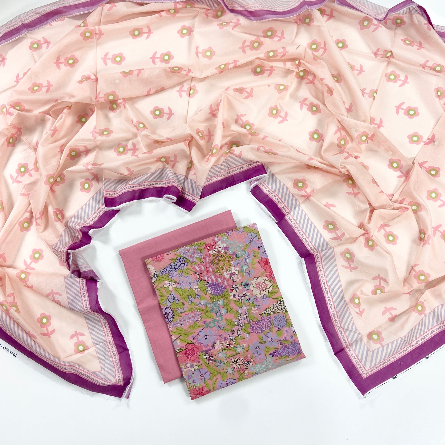 Alkaram Spring Summer Digital Printed Lawn 3PC