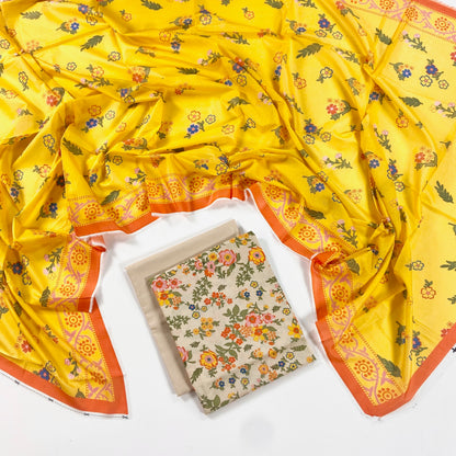 Alkaram Spring Summer Digital Printed Lawn 3PC