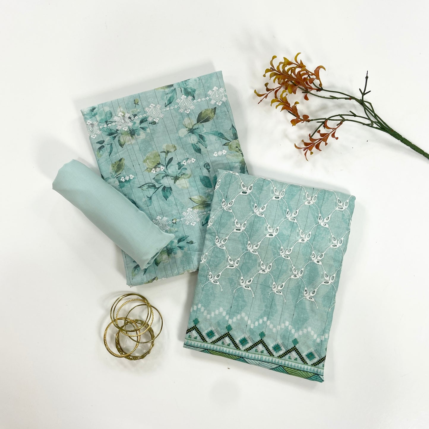 Sapphire Digital Printed & Emb Lawn 3PC