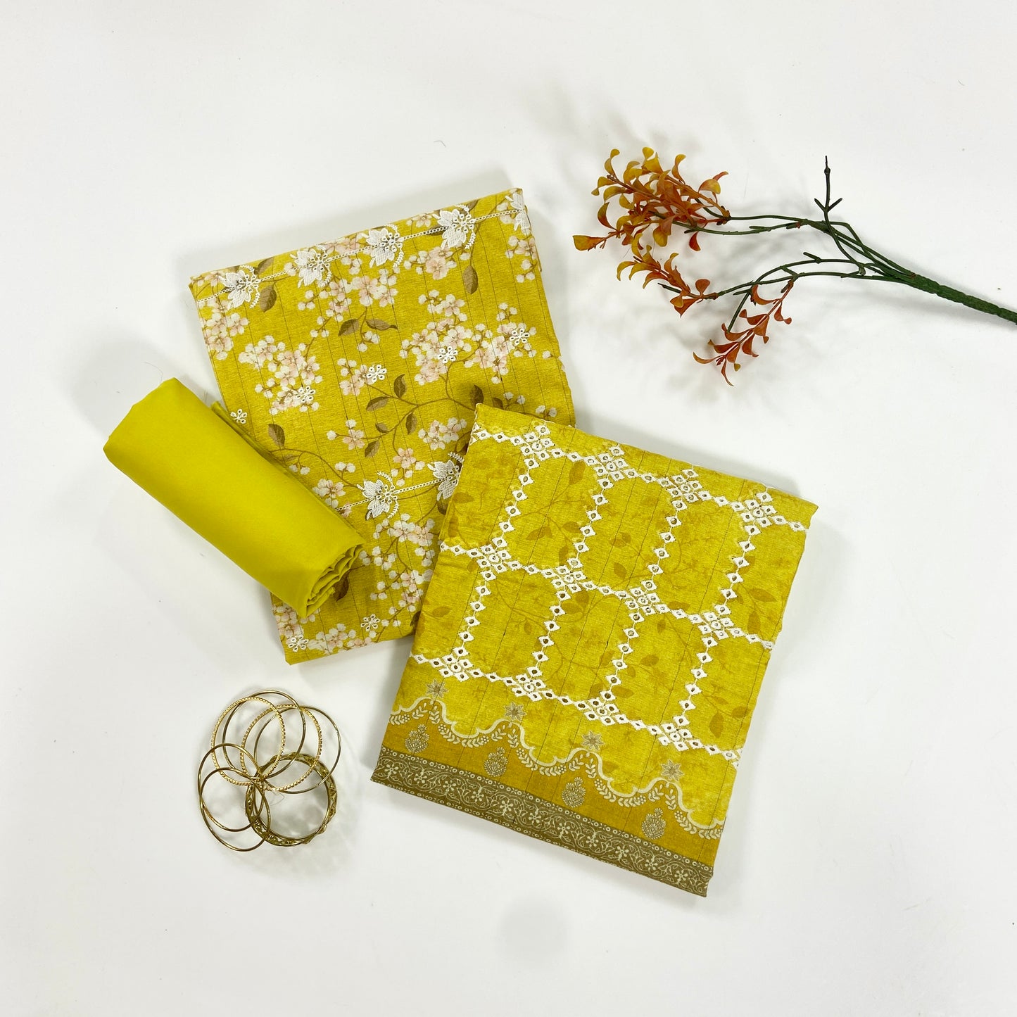 Sapphire Digital Printed & Emb Lawn 3PC