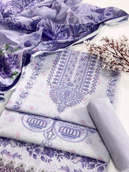 Mashaim Digital Printed Lawn 3PC