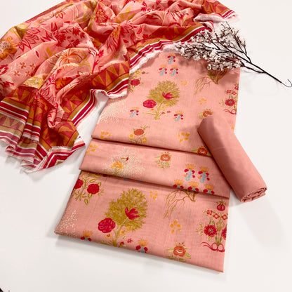 Mashaim Digital Printed Lawn 3PC