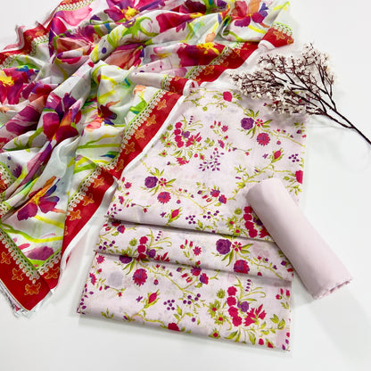 Mashaim Digital Printed Lawn 3PC