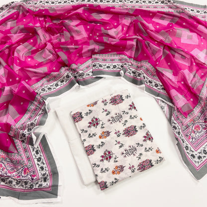 Gul Ahmed Printed Bana Dora Lawn 3PC