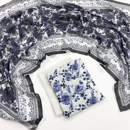 Gul Ahmed Printed Bana Dora Lawn 3PC