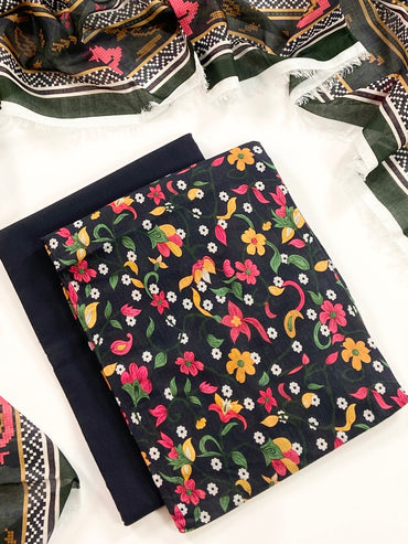 Zellbury Printed Doriya Lawn 3PC