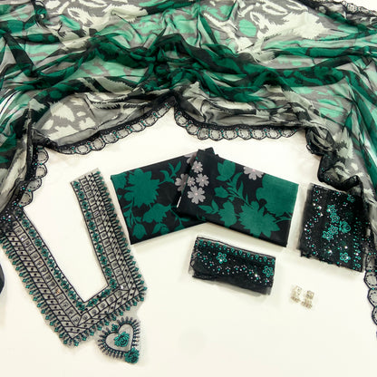 Ramsha Embroiderd & Digital Printed Lawn 3PC