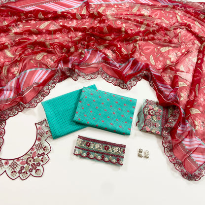 Sobia Nazir Embroiderd & Digital Printed Lawn 3PC