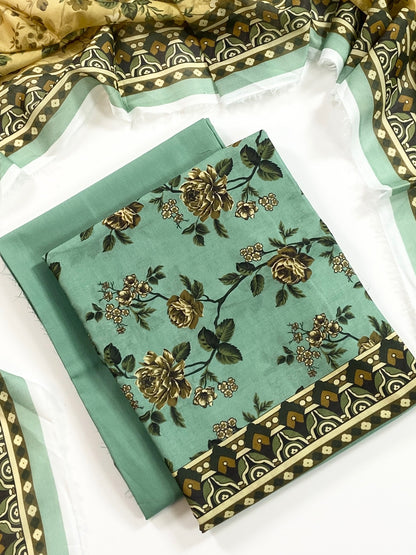 Bin Saeed Digital Printed Lawn 3PC