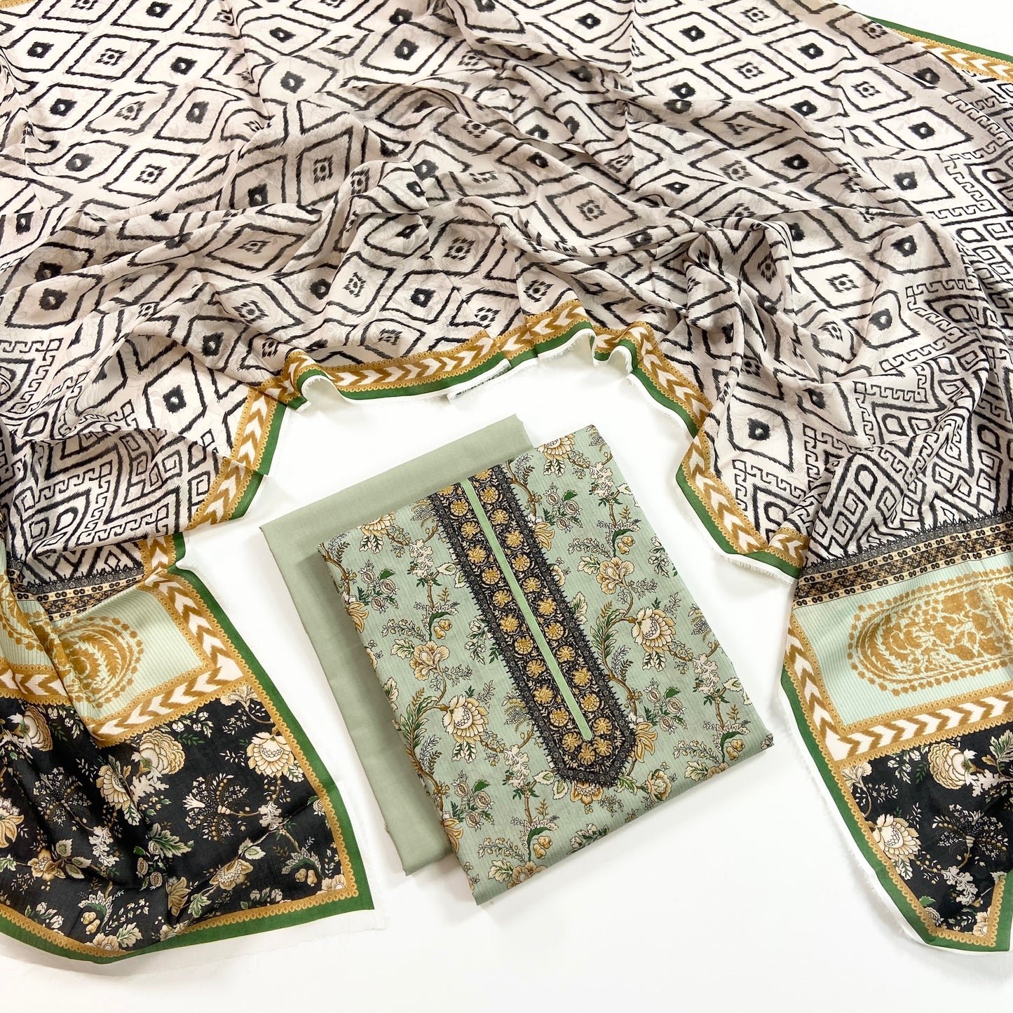 Bin Saeed Digital Printed Lawn 3PC