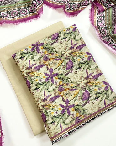 Bin Saeed Digital Printed Lawn 3PC