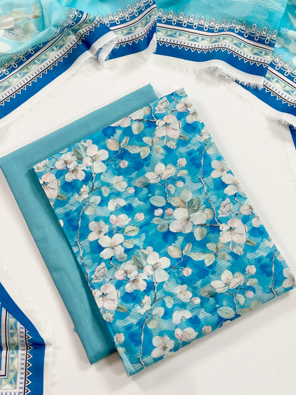 Bin Saeed Digital Printed Lawn 3PC