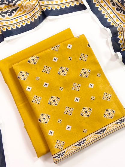 Bin Saeed Digital Printed Lawn 3PC