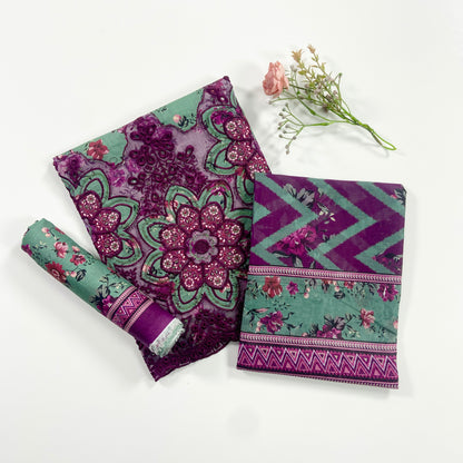 Mehwar By Anaya Noor Laserkari Emb & Printed Lawn 3PC