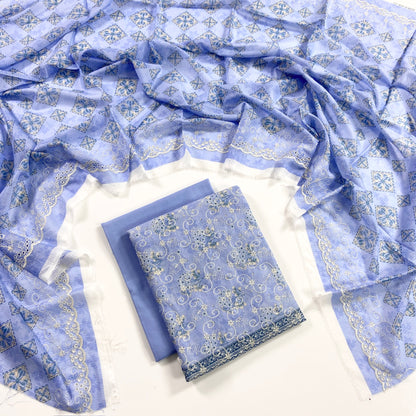 Sapphire Digital Emb Lawn 3PC