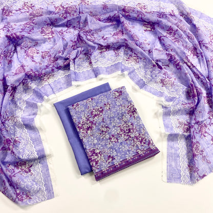 Sapphire Digital Emb Lawn 3PC