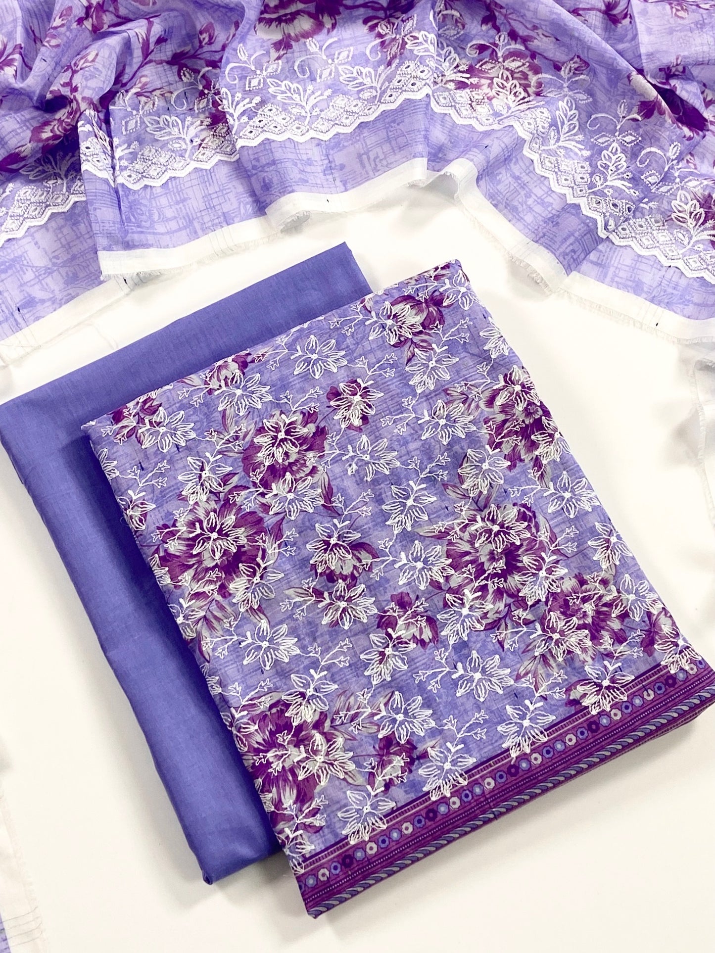 Sapphire Digital Emb Lawn 3PC