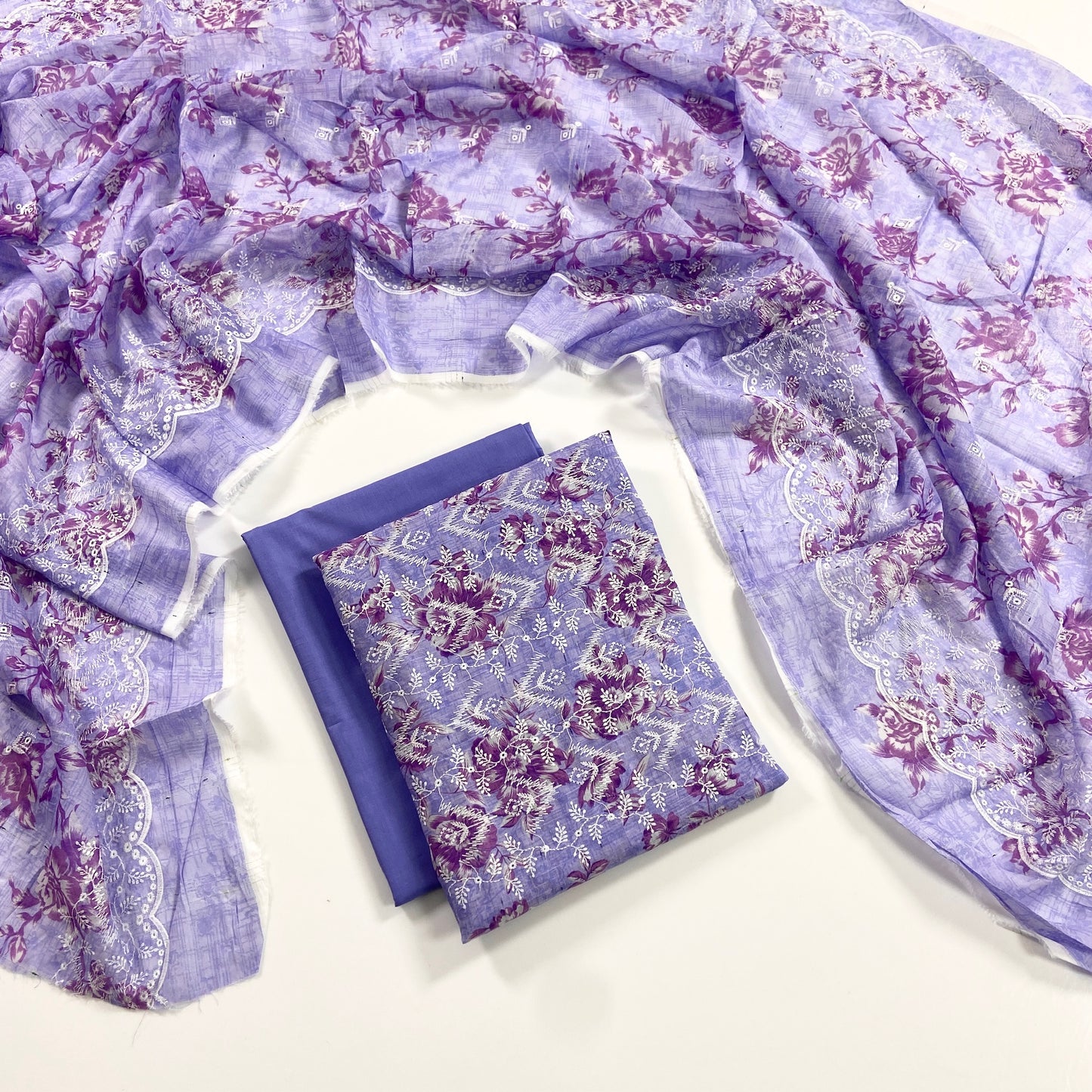 Sapphire Digital Emb Lawn 3PC