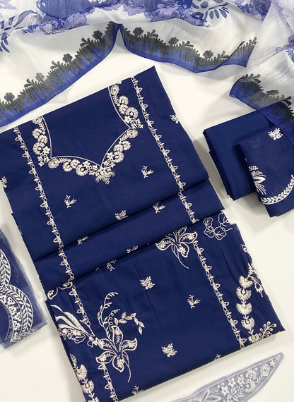 Republic Womens Wear Luxury Embroidered Lawn 3PC