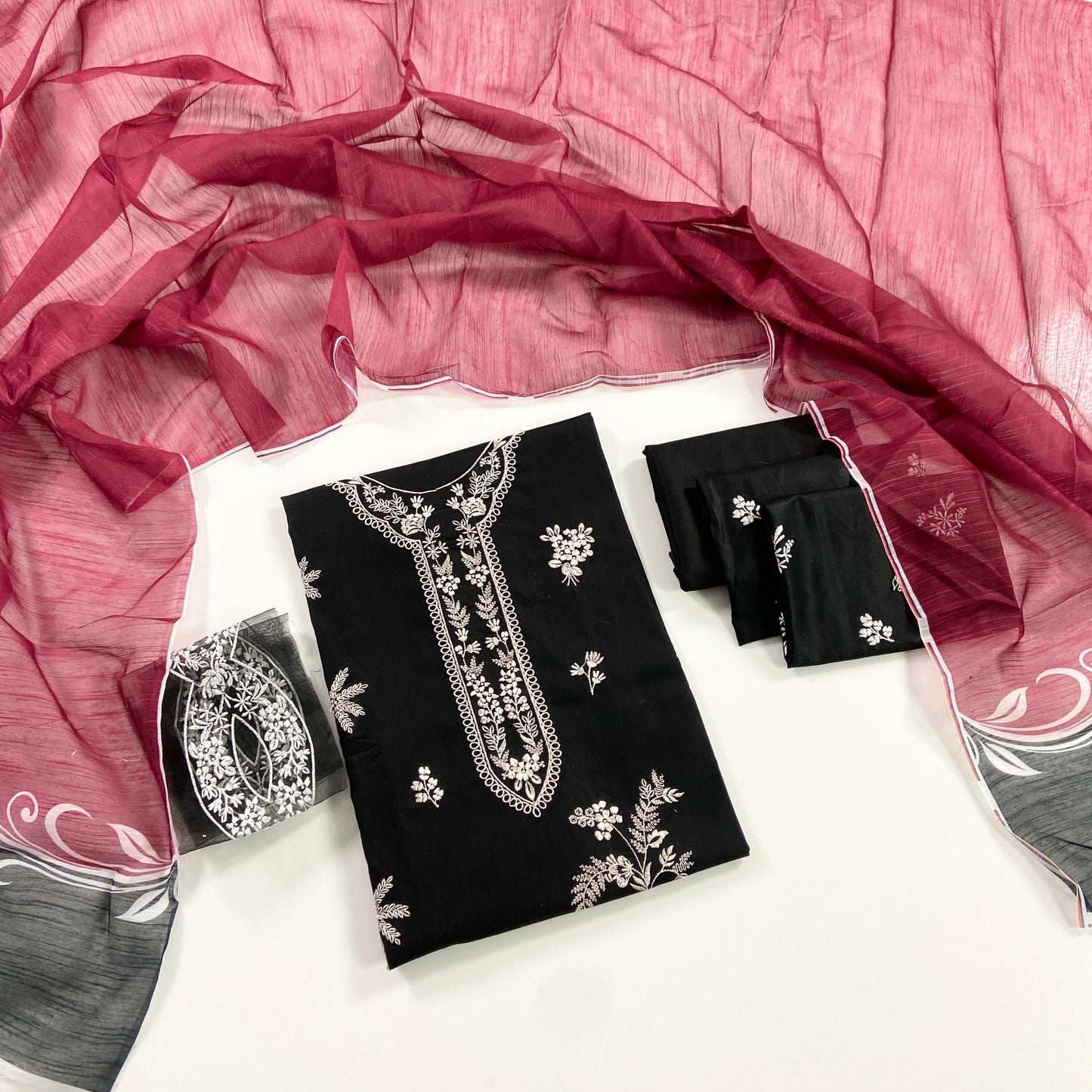 Republic Womens Wear Luxury Embroidered Lawn 3PC