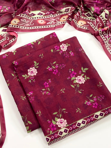 Florent Digital Printed Lawn 3PC