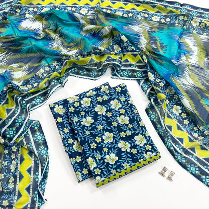 Florent Digital Printed Lawn 3PC