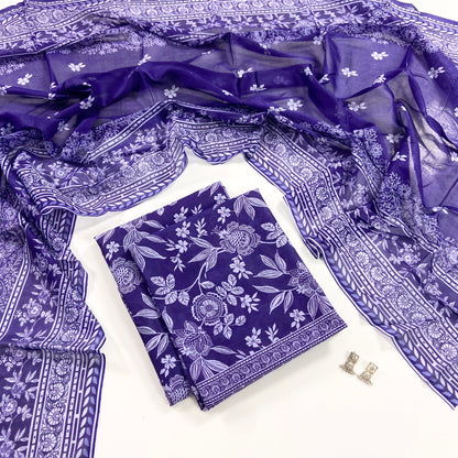 Florent Digital Printed Lawn 3PC