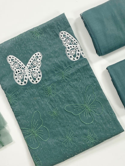 Maria B Butterfly Emb Lawn Shirt & Trouser 2PC