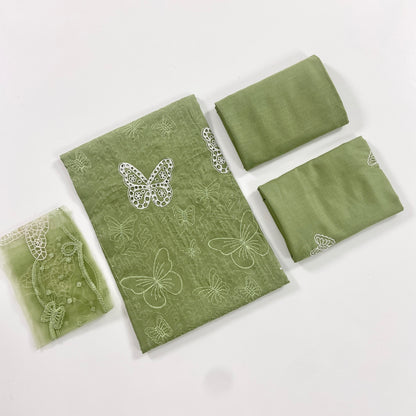 Maria B Butterfly Emb Lawn Shirt & Trouser 2PC