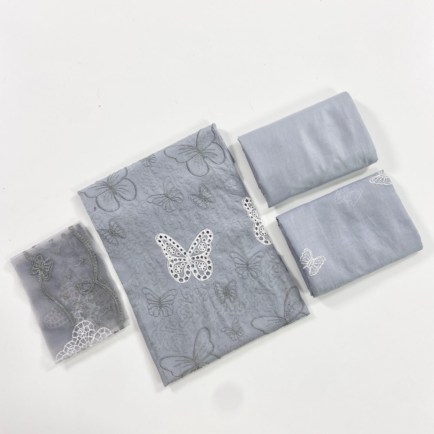 Maria B Butterfly Emb Lawn Shirt & Trouser 2PC