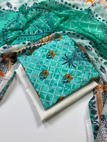 Popular Vol-02 Printed Lawn 3-PC