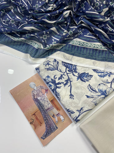 Almeerah Printed Lawn 3-PC