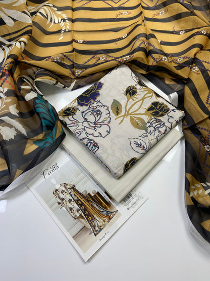 Feroza By Anaya Noor Printed Lawn 3-PC