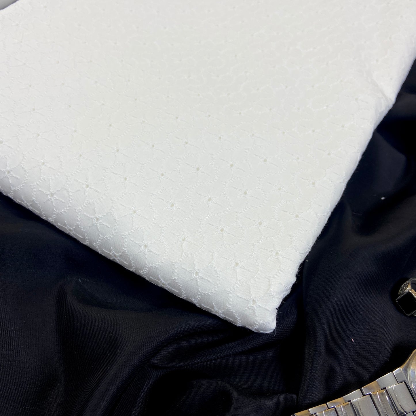 Bareeze Men’s Chikankari White Suit