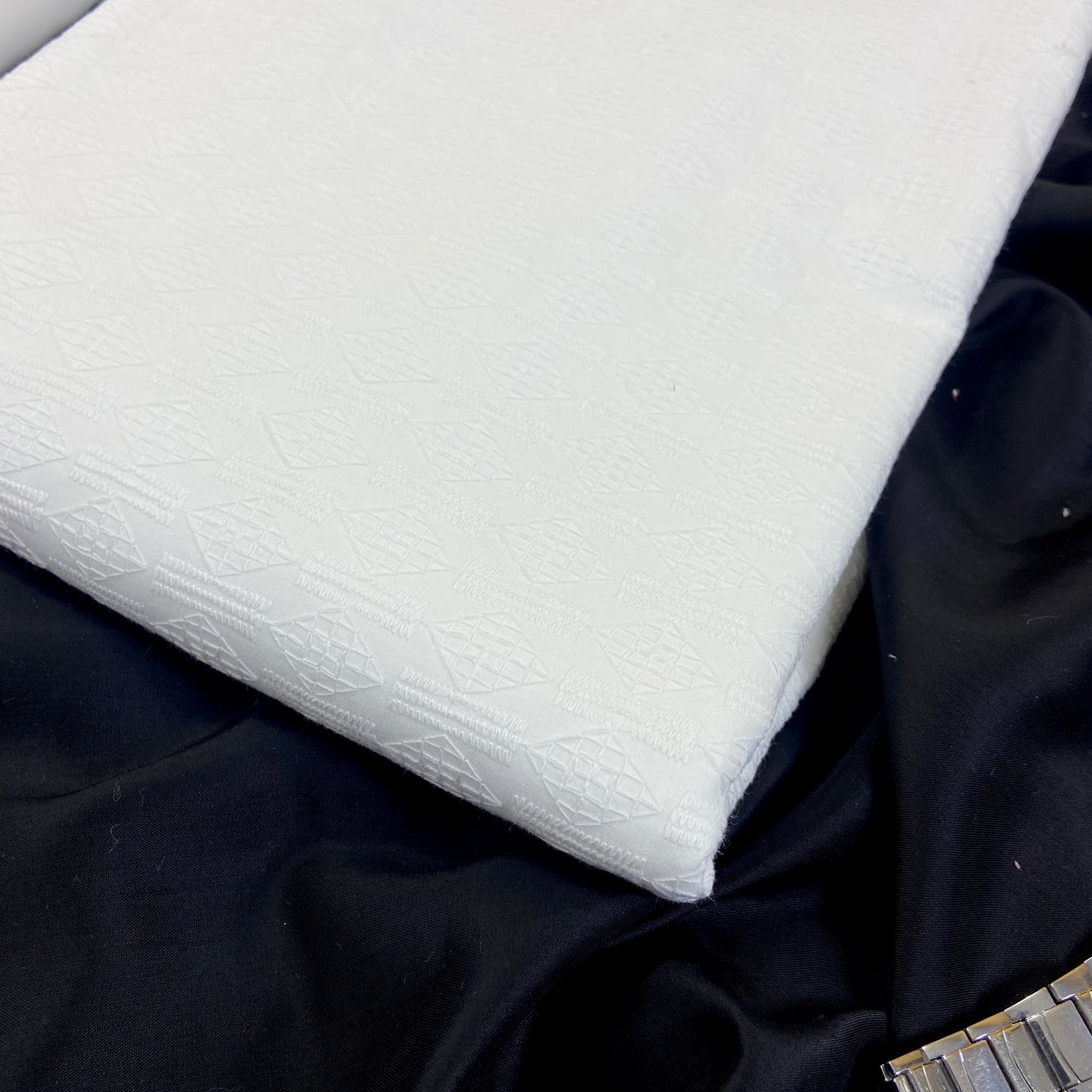 Bareeze Men’s Chikankari White Suit