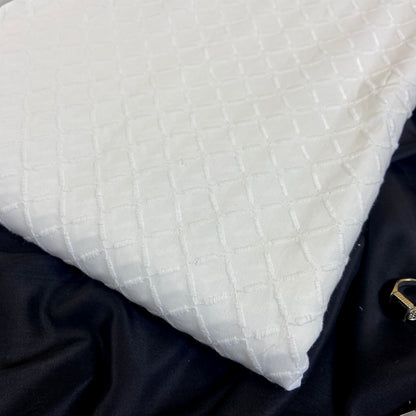Bareeze Men’s Chikankari White Suit