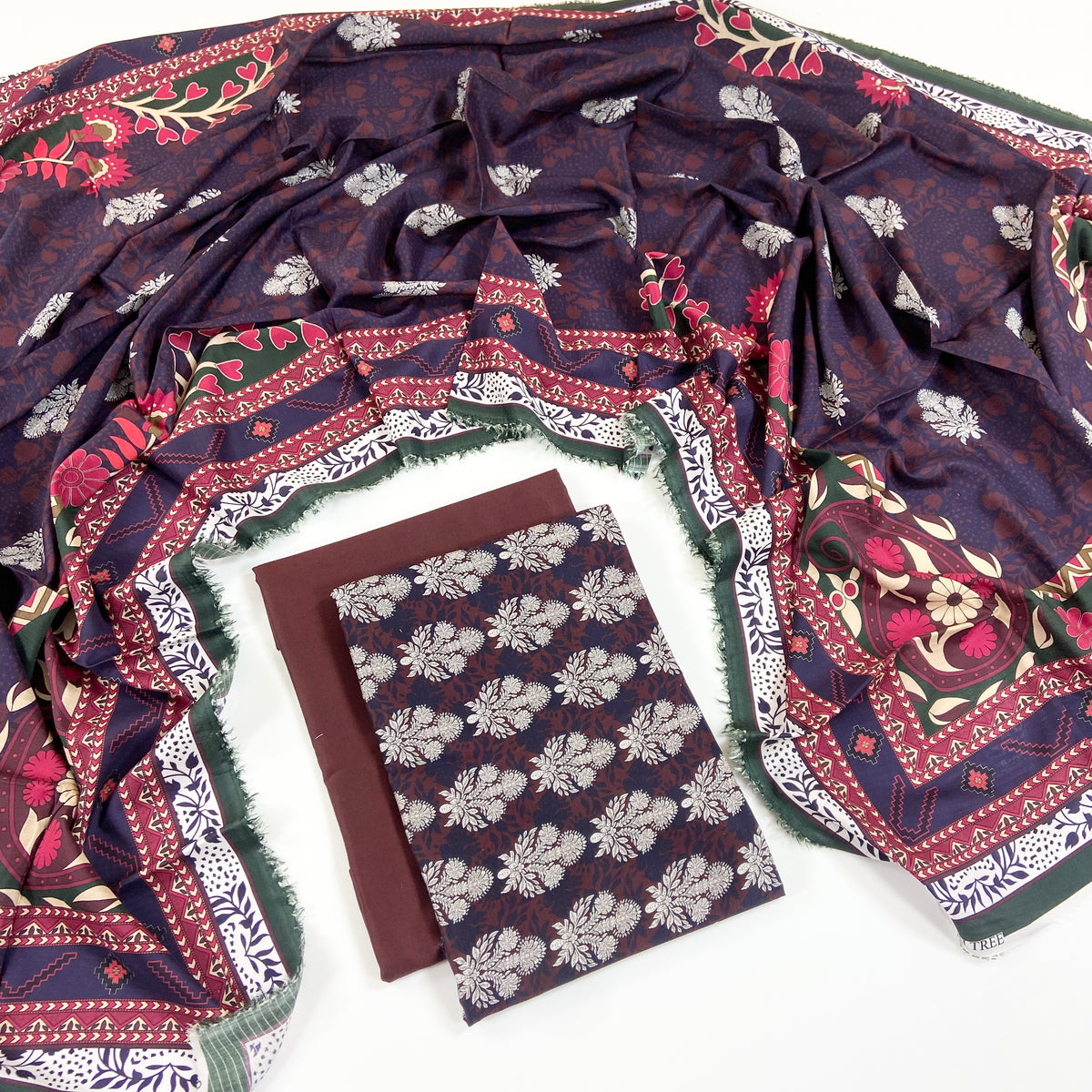 Beechtree Digital Printed Linen 3PC