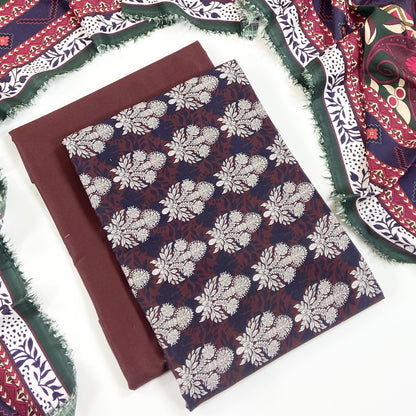 Beechtree Digital Printed Linen 3PC